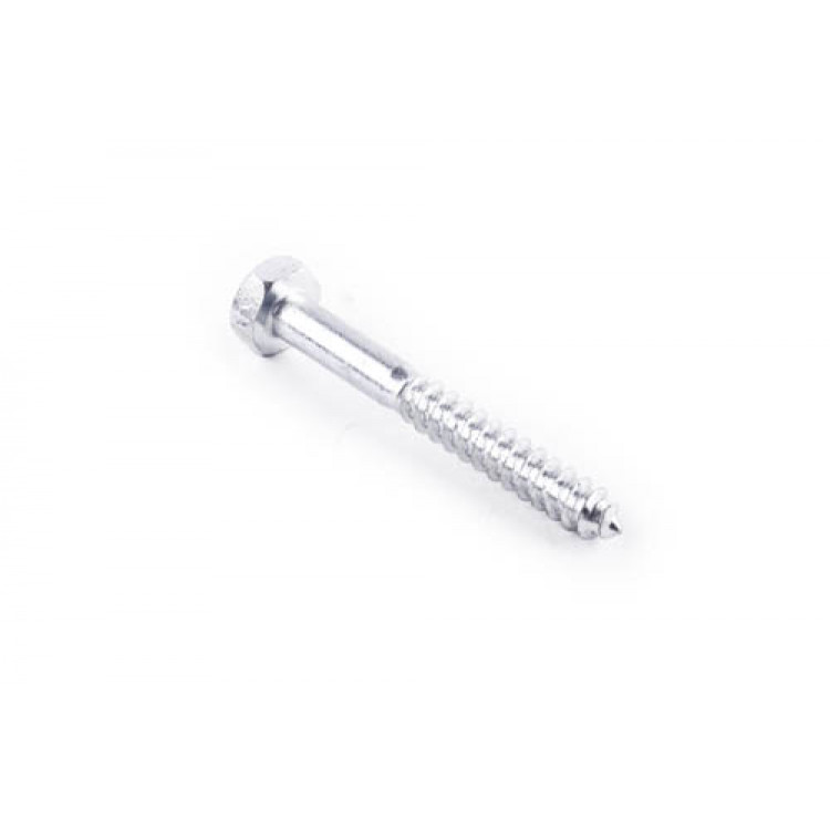 Гвинт для дерева із шестигранною головкою  6* 40 DIN 571 цинк білий (пач. 50 шт.)