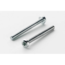 Гвинт із циліндричною закругленою головкою 4*16 DIN 7985 кл. м. 4,8 цинк білий (пач.200шт.)