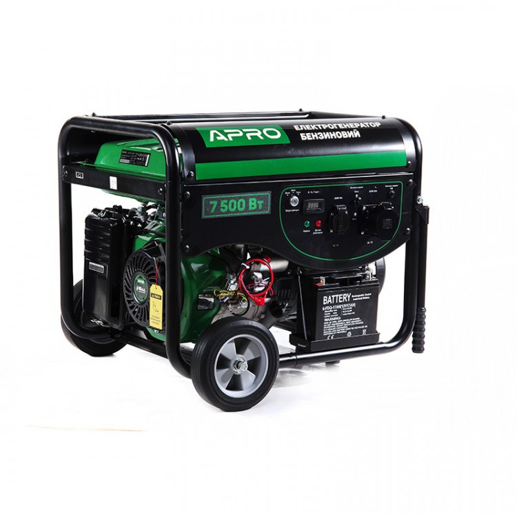Генератор бензиновий 4-х тактний GG-70Е 7.0/7.5 кВт (електро запуск)