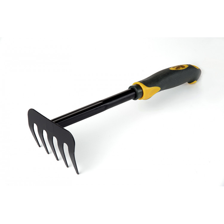 Граблі 5-ти Зубі СИЛА з гумовою рукояткою