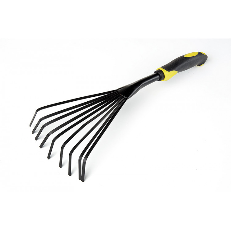 Граблі віялові СИЛА з гумовою рукояткою