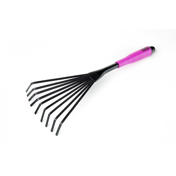 Граблі віялові СИЛА з пластиковою рукояткою