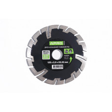 Диск відрізний по бетону Глибокий Різ 125х2.0 мм APRO 22-24%