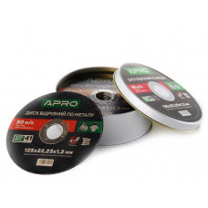 Диск відрізний по металу в кейсі 125х1.2х22.2 мм (25 шт в кейсі)