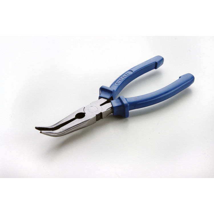 Довгогубці вигнуті 200 мм СИЛА Стандарт CrV