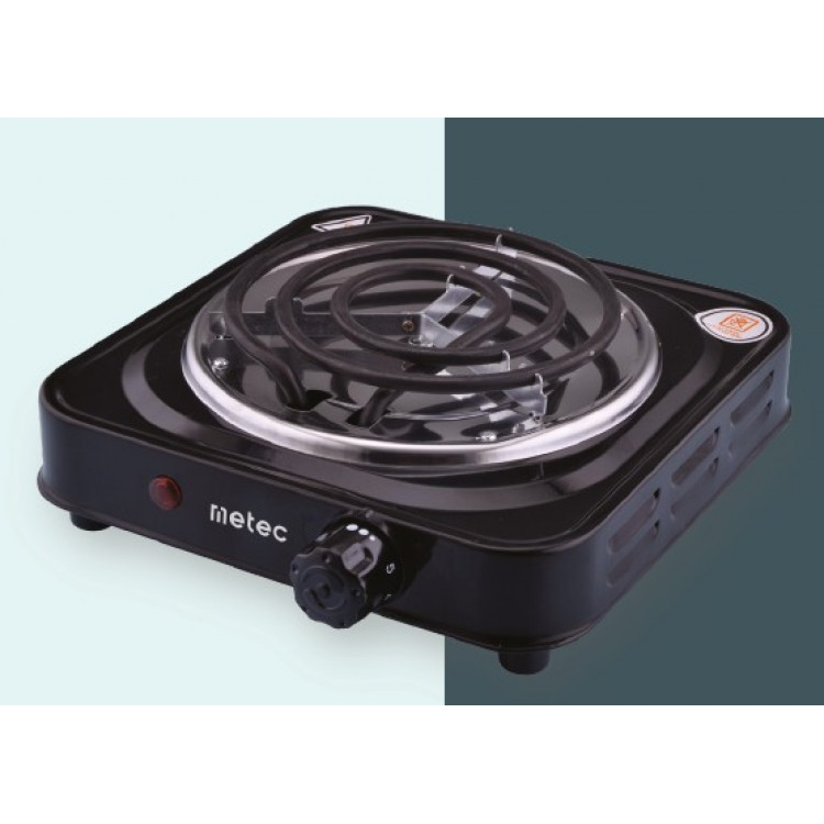 Електроплитка Metec 1-х - конфорна ES-01SSB дисковий тен 1,0 кВт