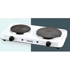 Електроплитка Metec 2-х - конфорна ES-02DDW дисковий тен 2,5 кВт