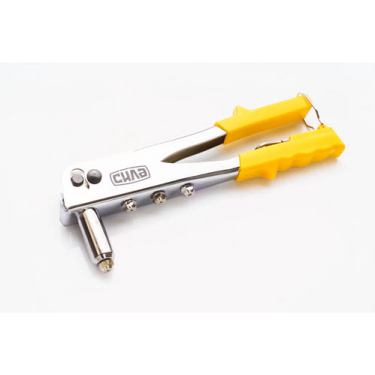 Заклепочник 250 мм  (заклепки 2,4 до 4,8) Сила хромований