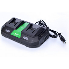 Зарядний пристрій до акумуляторної батареї подвійний APRO FC20 Dual 20В, 3А