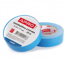 Ізоляційна стрічка APRO (синя) 0,14 мм*17 мм*50 м