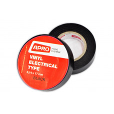 Ізоляцiйна стрiчка APRO (чорна) 0,14мм*17мм*20м