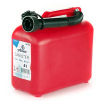 Каністра пластикова HDPE для палива 10 л з прозорою мірною смугою і лійкою  12 ATELIE