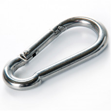 Карабін пожежний М 4х40 мм нержавіючий А2 (10шт/уп)