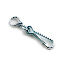 Карабін пружинний з вертлюгом 100 мм (30шт/уп)