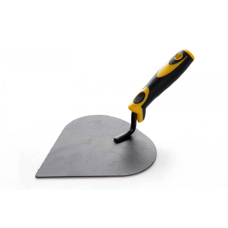 Кельма металева штукатура серце СИЛА 190мм?155мм із двокомпонентною ручкою