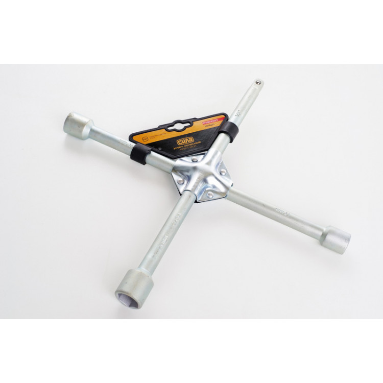 Ключ балонний хрестовий посилений на заклепці (17,19,21,1/2