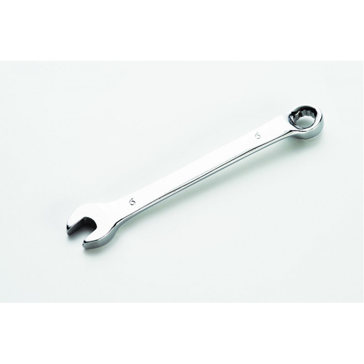 Ключ ріжково-накидний глибокий   6 мм СИЛА CrV