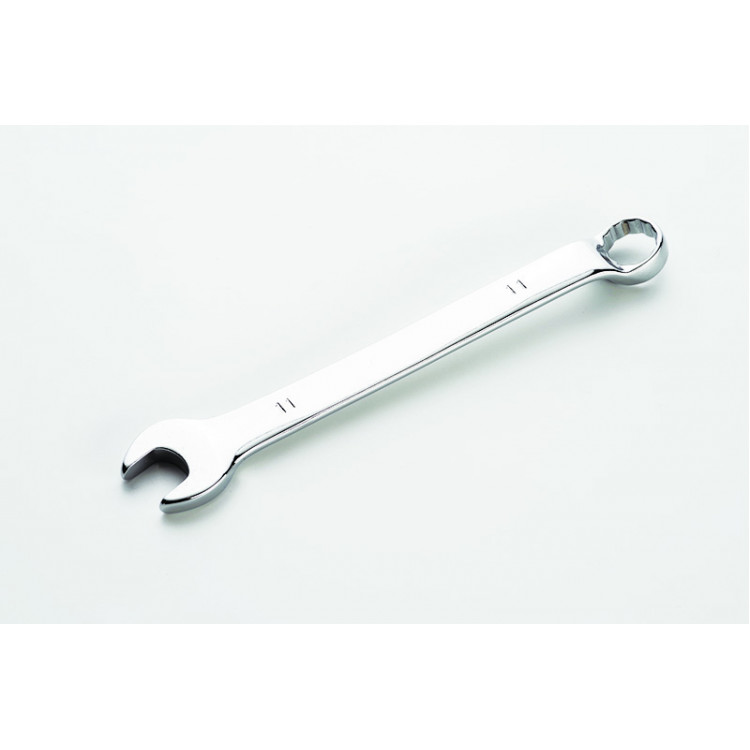 Ключ ріжково-накидний глибокий 11 мм СИЛА CrV