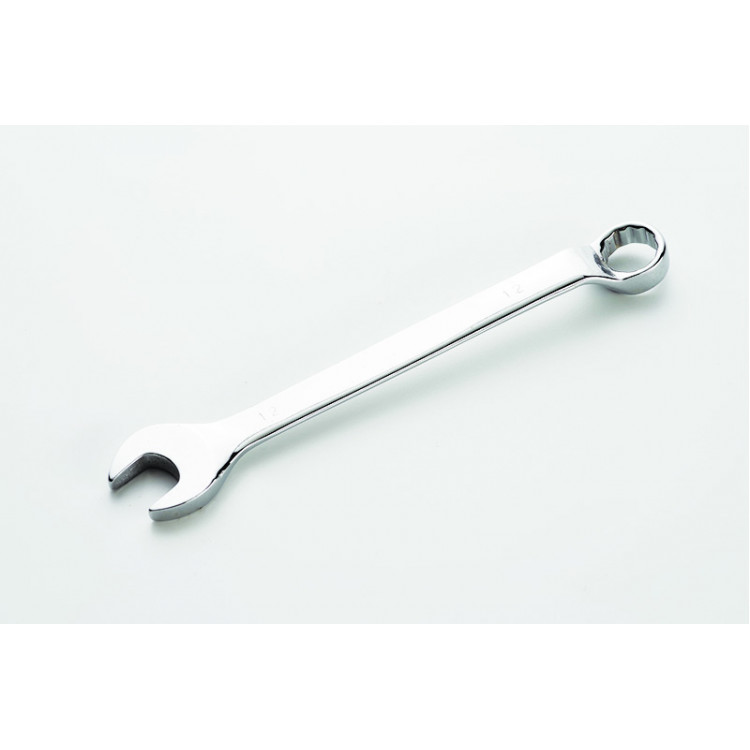 Ключ ріжково-накидний глибокий 12 мм СИЛА CrV