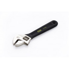 Ключ розвідний 150 мм 0-20 мм СИЛА CrV прогумовий