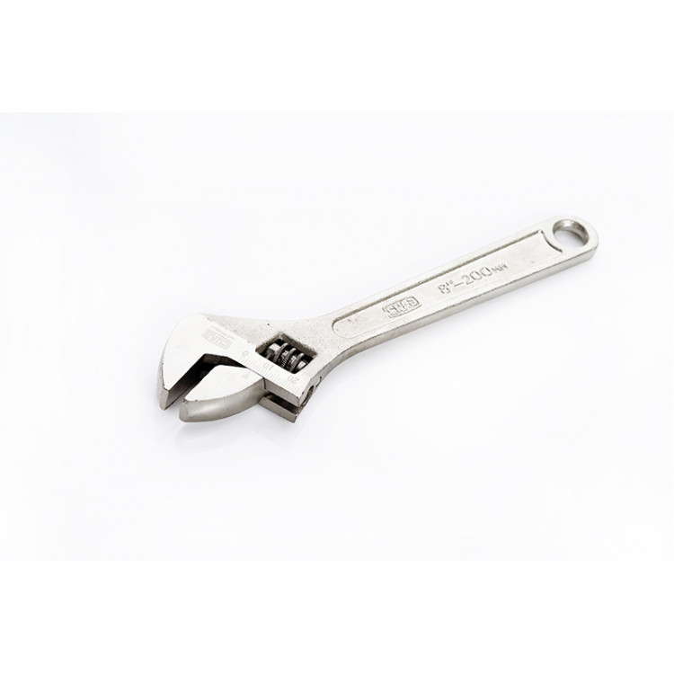 Ключ розвідний 200 мм 0-25 мм СИЛА CrV