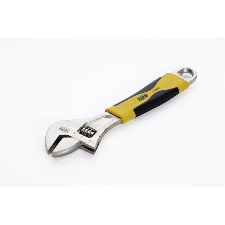 Ключ розвідний 200 мм 0-25 мм СИЛА CrV проф.