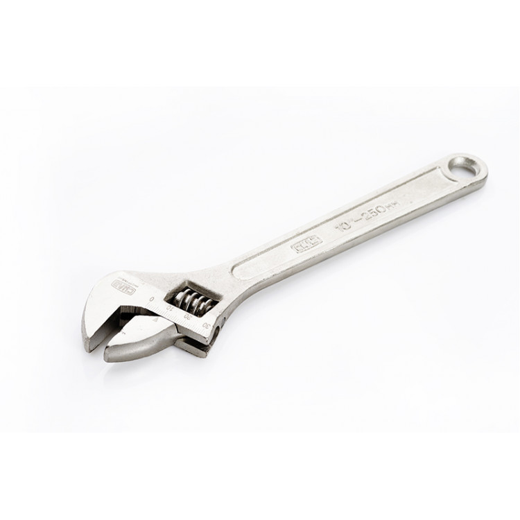 Ключ розвідний 250 мм 0-30 мм СИЛА CrV