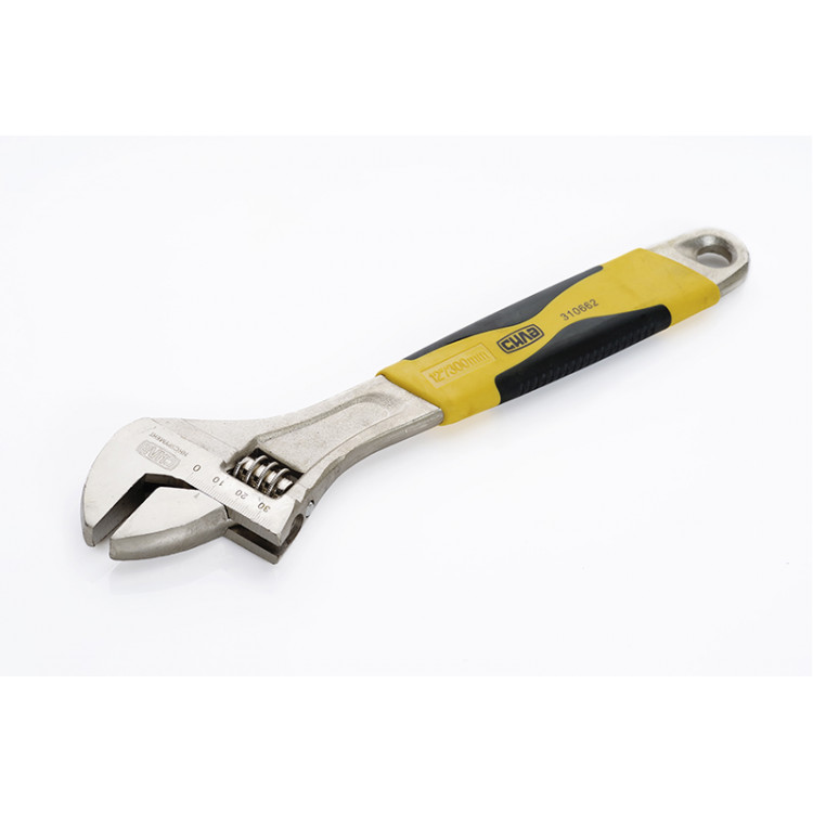 Ключ розвідний 300 мм 0-35 мм СИЛА CrV проф