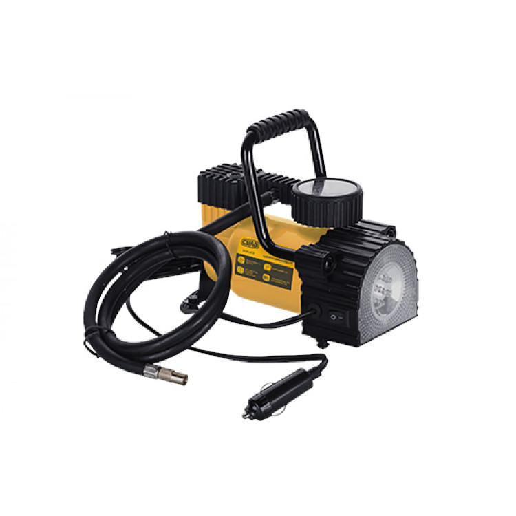 Компресор автомобільний однопоршневий 35 л/хв. 160 Вт СИЛА 7 Атм. (ліхтар, сумка)