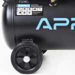 Компресор двоциліндровий 1.5кВт 240л/хв 8бар 24л APRO безмасляний
