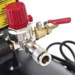 Компресор двоциліндровий 1.5кВт 240л/хв 8бар 24л APRO безмасляний