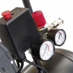 Компресор двоциліндровий 1.5кВт 240л/хв 8бар 24л APRO безмасляний