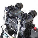 Компресор двоциліндровий 1.5кВт 240л/хв 8бар 24л APRO безмасляний