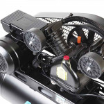 Компресор двоциліндровий ремінний 2.2кВт 402л/хв 8бар 50л (2 крана) APRO