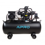 Компресор трьохциліндровий пасовий OFBD-100X 8 Бар 3.0 кВт 530 л/хв 100 л (2 крана) + Олива 0,8 л