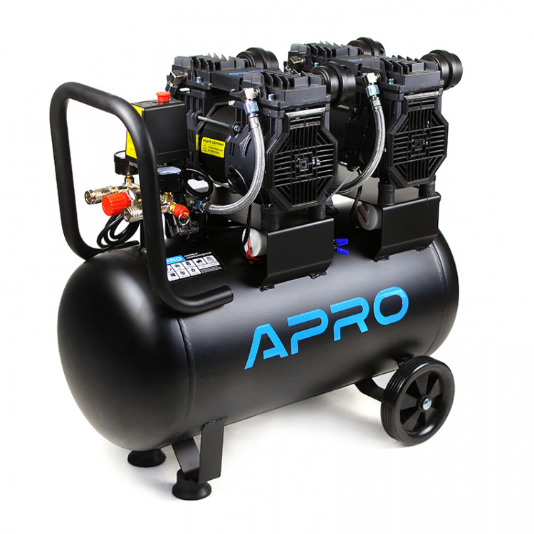 Компресор чотирьохциліндровий безмасляний OFE-50 8 Бар 2х1.5 кВт 475 л/хв 50 л