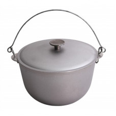 Котел алюмінієвий з кришкою та дужкою 10 л, d 290 мм