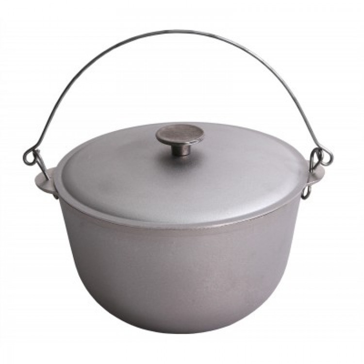 Котел алюмінієвий з кришкою та дужкою 10 л, d 290 мм