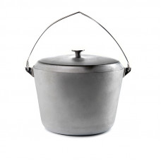 Котел алюмінієвий з кришкою та дужкою 12 л, d 300 мм