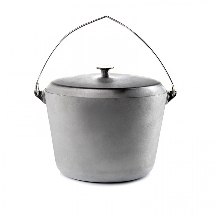 Котел алюмінієвий з кришкою та дужкою 12 л, d 300 мм