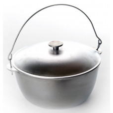 Котел алюмінієвий з кришкою та дужкою 6 л, d 260 мм