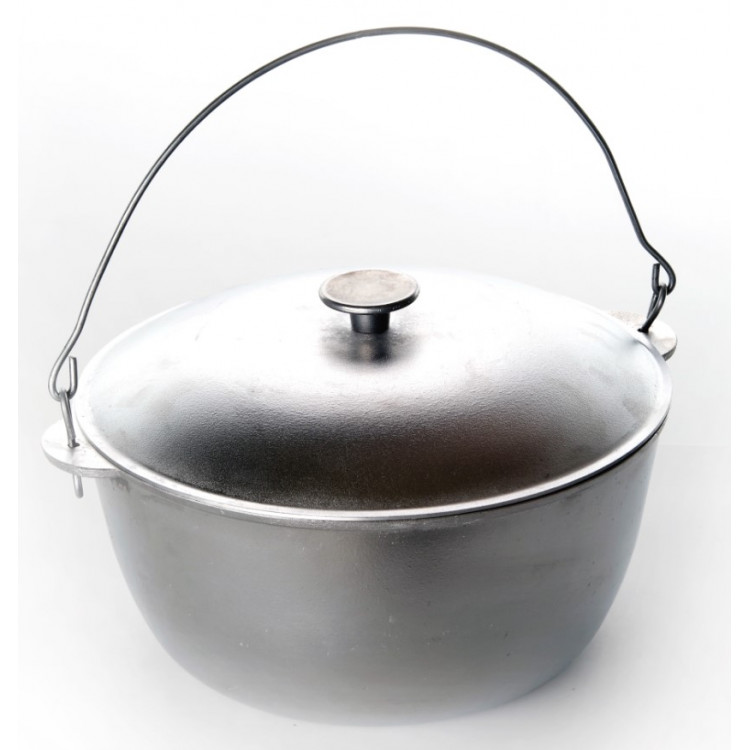 Котел алюмінієвий з кришкою та дужкою 6 л, d 260 мм