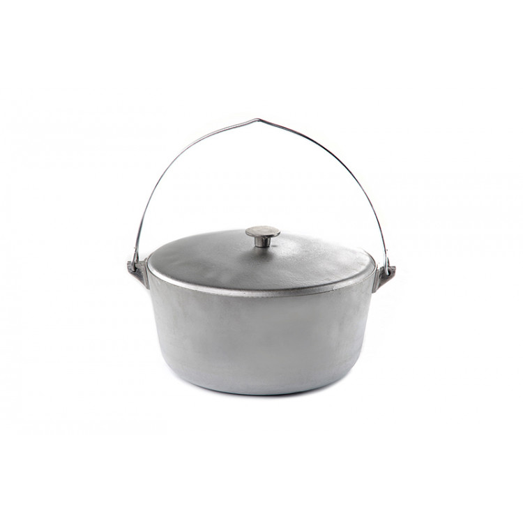 Котел алюмінієвий з кришкою та дужкою 6 л, d 265 мм