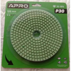 Круг алмазний шліфувальний на липучці 100мм Р100 APRO