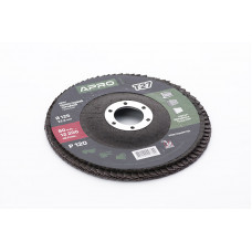 Круг пелюстковий торцевий ?125мм P120 Т27 APRO (прямий)