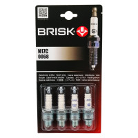 BRISK Свічки Super N17C короткі (1уп-4шт)