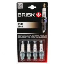 BRISK Свічки Super N17C короткі (1уп-4шт)