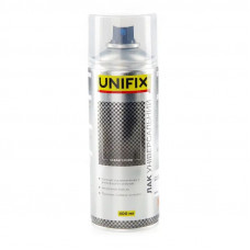 Лак аерозольна акриловий UNIFIX прозорий глянец 400 мл