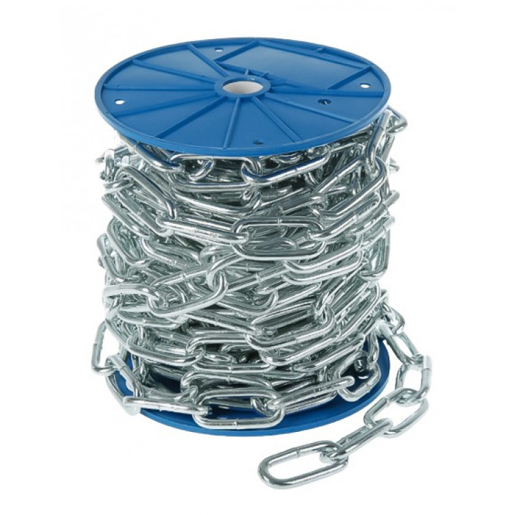 Ланцюг довголанковий 8 мм APRO оц. бухта 15 м DIN 5685C