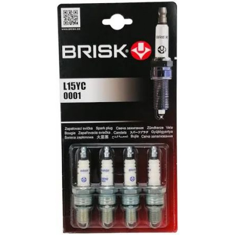 BRISK Свічки Super L15YC  довгі (1уп-4шт)